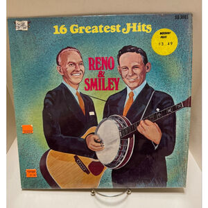 1977 Gusto Vinyl Record Reno & Smiley 16 Greatest Hits